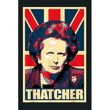 Imagem de Margaret Thatcher Propaganda Poster Pop Art: Notebook Planner - 6x9 inch Daily Planner Journal, To Do List Notebook, Daily Organizer, 114 Pages