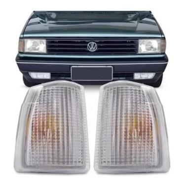 Imagem de Par Setas Piscas Cristal Gol Parati Voyage Quadrado 87 88 89