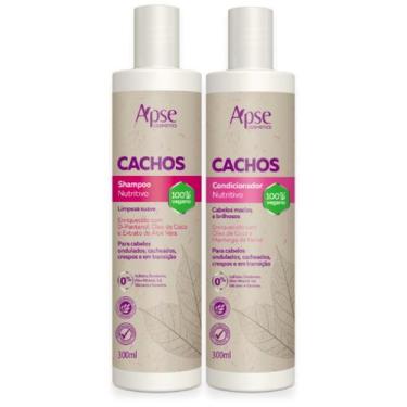 Imagem de Shampoo E Condicionador Apse Cachos Nutritivos 2X300ml - Apse Cosmetic