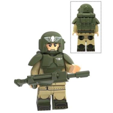 Imagem de Boneco Blocos De Montar Soldado Warhammer Astra Sam - Mega Block Toys
