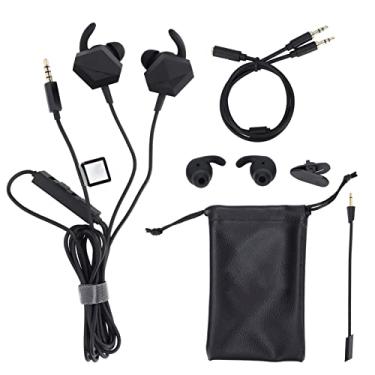 Imagem de Vomeko Fones de ouvido TAIDU THS108A para jogos com microfone removível, cabo adaptador de áudio de computador, ideal para jogos móveis e Switch