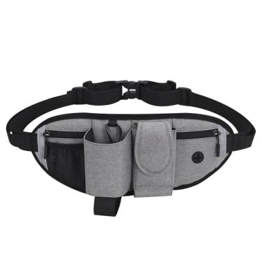 Imagem de Generic Pochete para corrida, esporte ao ar livre, pochete para cães, com suporte para garrafa de água e bolso para telefone, para caminhadas e treinamento
