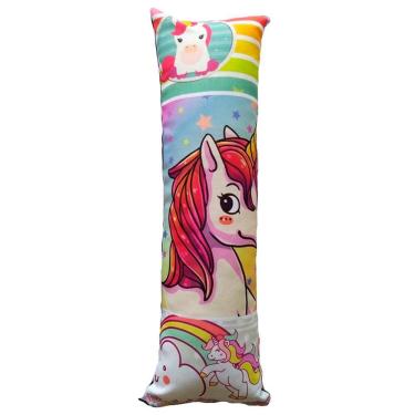 Imagem de Almofada Infantil para Cinto de Segurança Estampa Unicórnio