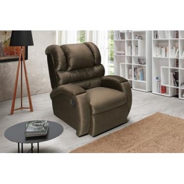 Imagem de Poltrona do Papai Reclinável Imperial Motorizada - Suede Marrom