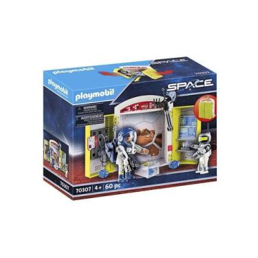 Imagem de Brinquedo Playmobil Space Play Box Missão Marte Sunny 70307
