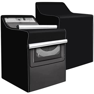 Imagem de ANMINY Capa para máquina de lavar roupa para carga frontal superior pacote com 2, capa de máquina de lavar e secar roupa à prova de poeira resistente ao sol 420D Oxford protetor de máquina de lavar