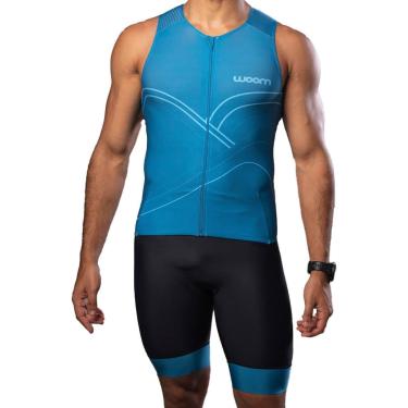 Imagem de Macaquinho Triathlon Woom 140 Defeat Regata Masculino 2024-Masculino