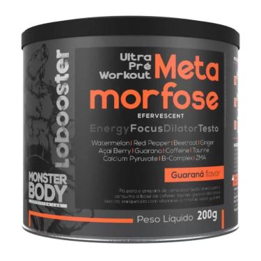 Imagem de Metamorfose Pré Treino (200g) Sabor Guaraná - Monster Body-Unissex