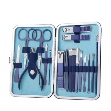 Imagem de Tesoura cortador de unhas conjunto alicate de pele morta alicate de corte de unhas faca pedicure sulco do prego ferramenta de manicure, 4