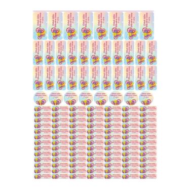 Imagem de Adesivo Etiqueta Escolar Personalizado Vinil Borboleta 129 UN