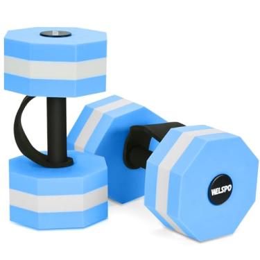 Imagem de 1 par de halteres de água de espuma EVA para exercícios na piscina, pesos aquáticos, pesos aquáticos, pesos de fitness aquáticos, melhore sua jornada de fitness com equipamento de hidroginástica e