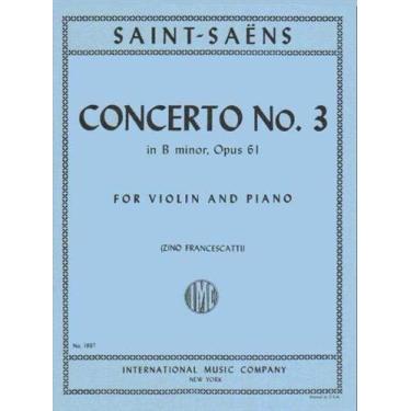Imagem de Saint-Saens, Camille - Concerto nº 3 polegadas b menor Op. 61. Para violino e piano. by International