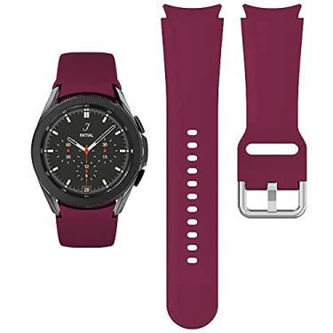 Imagem de Compatível com Samsung Galaxy Watch 4 de 44 mm e 40 mm/Galaxy Watch 4 Classic de 42 mm e 46 mm/Active 2 de 40 mm e 44 mm/Galaxy Watch Active/Galaxy Watch 3 de 41 mm/Galaxy Watch de 42 mm, pulseira