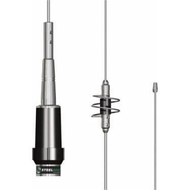 Imagem de Antena Móvel Dual Band Vhf 3/8 E Uhf 25/8 De Onda - Ap0191 - Steelbras