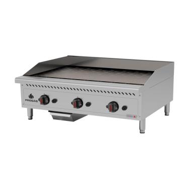 Imagem de Chapa Bifeteira Profissional Industrial Para Lanchonetes Inox a Gás 90cm Pro-90ch - Progás P44604