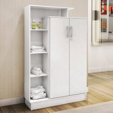 Imagem de Armário Multiuso Elite 2 Portas com Chave Branco - Demóbile