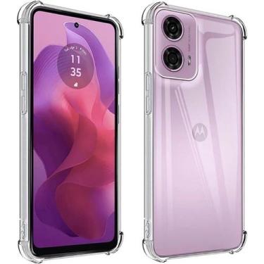 Imagem de Capa Capinha Anti Impactos Para Motorola Moto G24 Transparente Anti Ch