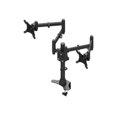 Imagem de Suporte pra 2 Monitores de 10 A 27 Triarticulado  Garra/ Morsa - AVATR