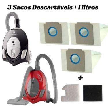 Imagem de Sacos Aspirador Pó Electrolux Listo C/ 3UN + Filtros - ORIPLAST