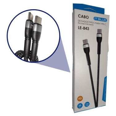 Imagem de Cabo de Dados Usb Tipo C para Usb Tipo C Compatível com Samsung S20 S2