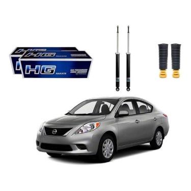 Imagem de Kit Amortecedor Traseiro Versa 1.6 2011 A 2014 - Nakata