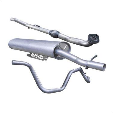 Imagem de Kit Escapamento Tubos + Abafador Fiat Mobi 1.0 8v 2015 2021 - ScapJá