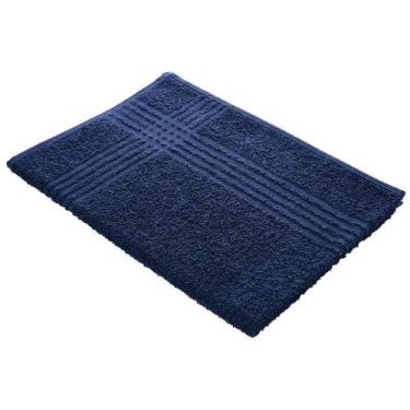 Imagem de Toalha De Piso para Banheiro Perfeito Estilo, Azul Marinho