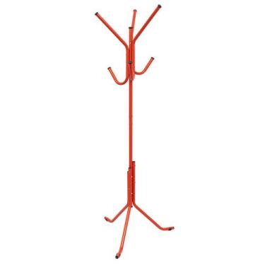 Imagem de Cabideiro De Chão Pintura Eletrostática Vermelho Brilhante - AC UTILID