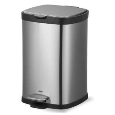 Imagem de Lixeira Frame Aço Inox Com Pedal 12 Litros - A.R Variedades Mt