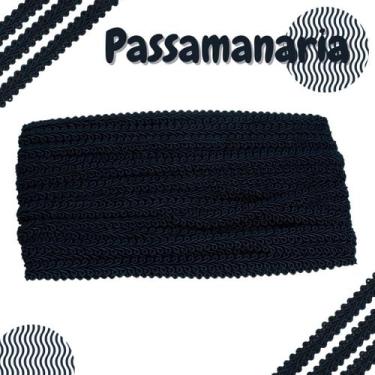 Imagem de Passamanaria  - Fita Galão - Rolo C/ 20 Metros Azul Marinho - Nº: 318 