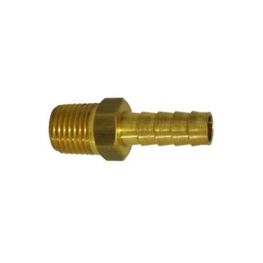 Imagem de 1pc X Espigão Fixo Macho Rosca 3/4 X Mangueira 1/2  Latão - Mecapar