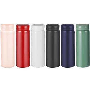 Imagem de Garrafa térmica pequena de aço inoxidável de 293 ml – vácuo isolado, à prova de vazamento, mantém bebidas quentes/frias – ideal para café, chá, água