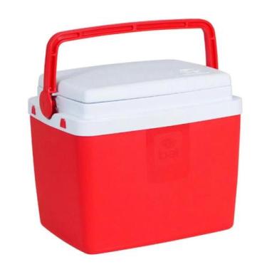 Imagem de Caixa Térmica 6 Litros Vermelha Água Líquidos Bebida 70604 Bel
