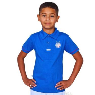 Imagem de Camisa Polo Infantil Bahia Azul Oficial - Revedor, Azul, Tam 6