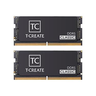 Imagem de TEAMGROUP T-Create Classic DDR5 SODIMM 2x32GB 5600MHz (PC5-44800) CL46 Módulo de memória RAM para laptop - CTCCD564G5600HC46ADC-S01