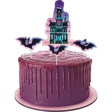 Imagem de Topper para Bolo Festa Vampirina - 04 Unidades - Festcolor - Rizzo Fes