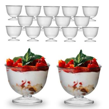 Imagem de Kit C/16 Mini Tacinha Sobremesa Servir Festa 150ml - TT