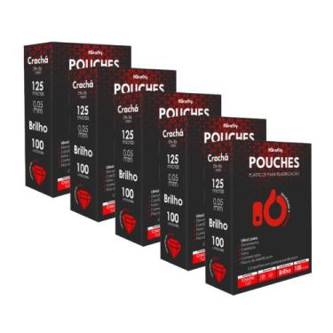 Imagem de Plástico Plastificação 1000 Grafity 10 Crachá (59x86mm) 0,05mm 125 Mic