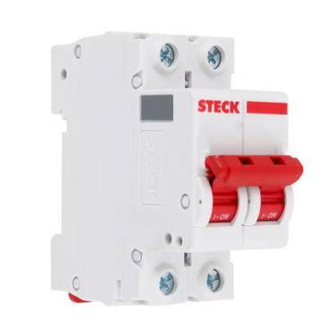 Imagem de Disjuntor Din Sdd62c63 Curva C Bipolar 63a Steck