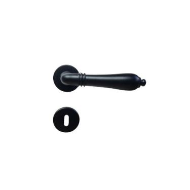 Imagem de Fechadura porta interna quarto lily imab preta preto máquina 55mm colo