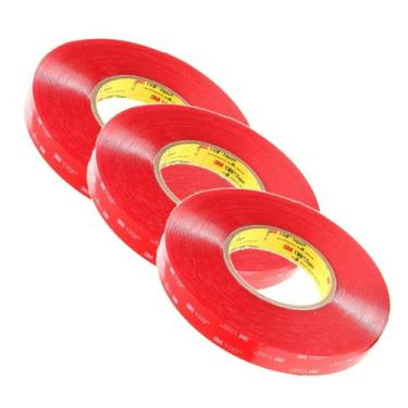 Imagem de Fita Adesiva VHB Alta Qualidade 3M Transparente Kit 3