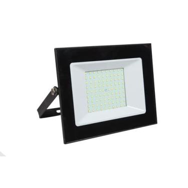 Imagem de Refletor tr led 100w taschibra cor 3000k - a prova d'água, PRETO