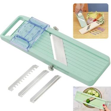 Imagem de Fatiador Ralador Cortador de  Legumes Japonês Benriner Mandolin Para R