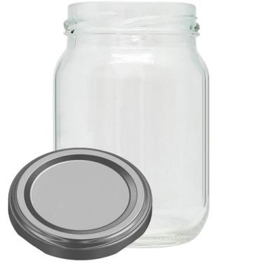 Imagem de Potes de Vidro 267ml Geleia Conserva Doce Pimenta Com Tampa 10 Unidade