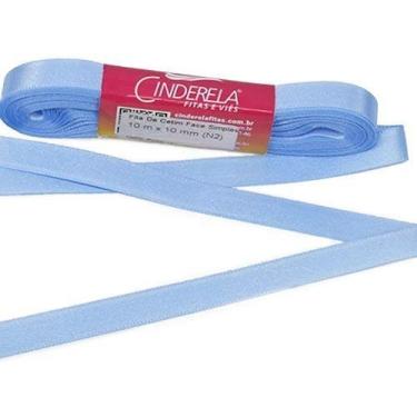 Imagem de Fita de Cetim Nº 02 10mm com 10 Metros - Cinderela, 28 AZUL CELESTE