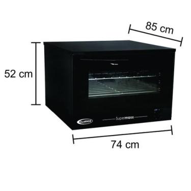 Imagem de Forno supermaxx 130 litros preto sem pedestal - Clarice Eletrodoméstic