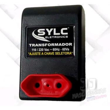 Imagem de Transformador de energia conversor 60va (50w) 110v/127v/220v - SYLC