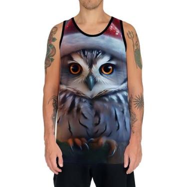 Imagem de Camiseta Regata Animais Corujas Misticas Aves Noturnas HD 20 - Enjoy S