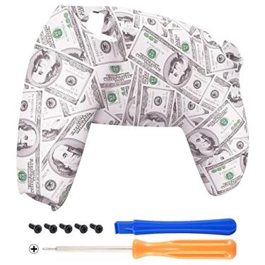 Imagem de eXtremeRate Capa inferior de toque macio para controle de PS5, capa traseira personalizada para controle de PS5, caixa traseira personalizada para controle de PS5, capa traseira de substituição para controle de PS5 - controle não incluído