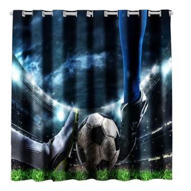Imagem de Cortina Blackout Infantil Decorativa, 2,80 x 2,20 m, Estampas Digitais (CAMPEONATO)